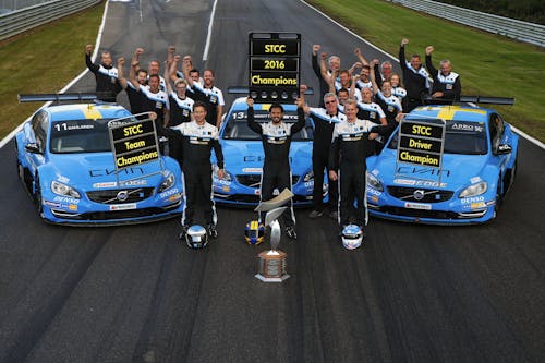 Richard Göransson crowned STCC champion to fourth straight Polestar Cyan Racing double title